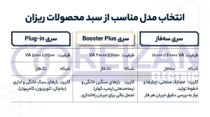 What capacities are Reizan stabilizer models offered in