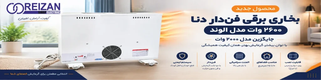 Introducing the Dena 2600W Fan Heater, Alvand Model;