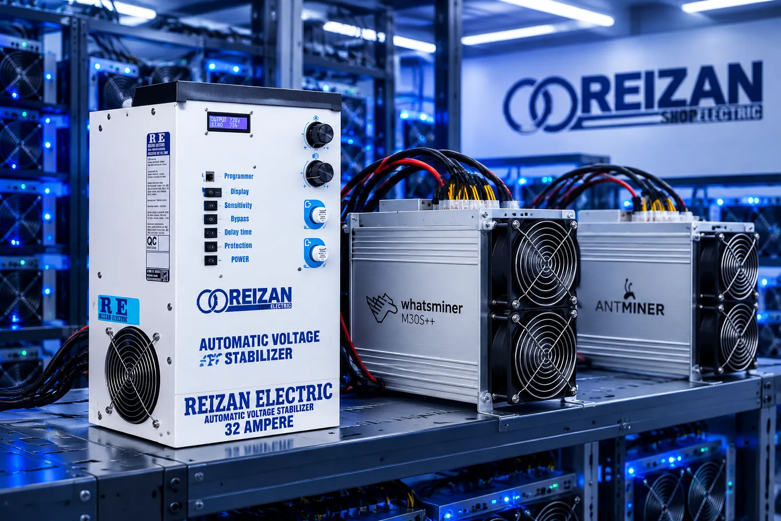 Relay-type stabilizer for miners